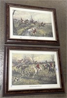 Fox Hunting Framed Art Prints.