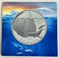 2014 ROYAL CANADIAN MINT STERLING 20 DOLLAR COIN