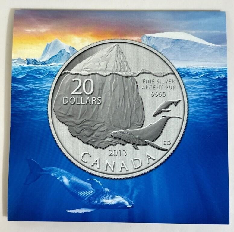 2013 ROYAL CANADIAN MINT STERLING 20 DOLLAR COIN