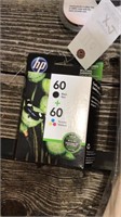 2 hp colored and black ink cartridges