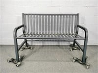 Heavy Steel Commercial Park Style Bench