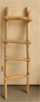 Wood Southwest Style Decorative Ladder