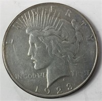 1923 S Peace Dollar Silver Coin