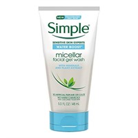 Simple Water Boost Micellar Facial Gel Wash for Se