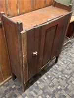 Small Primitive One Door Cupboard