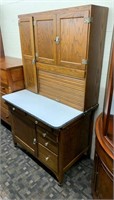 Antique Oak “Sellers” Kitchen Cabinet