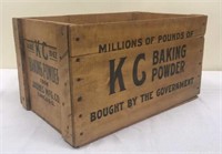 Vintage KC Baking Powder Advertising Box