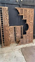4 SECTION CARVED ENTRANCE PANEL