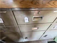 2 Drawer Cabinet and Contents