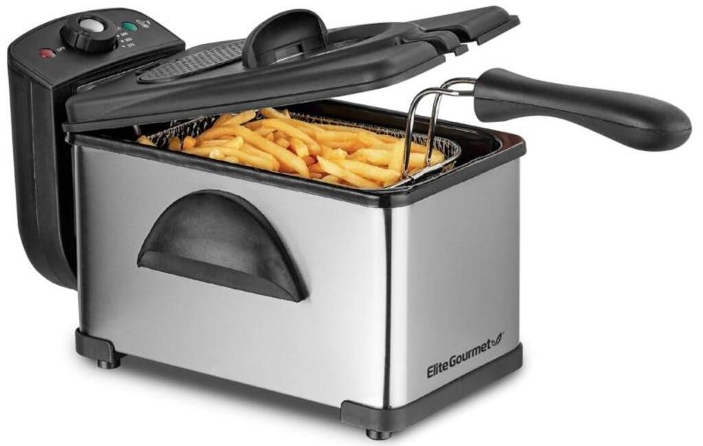 "Used" Elite Gourmet 2qt Deep Fryer, Model: