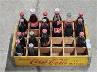 Wooden Coca-Cola Crates with Coke Bottles