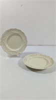 Vintage Victorian Laced Salad/Dessert Plates