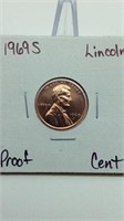 1969S Proof Lincoln Cent