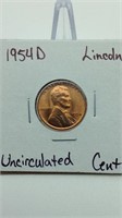 1954D Lincoln Cent