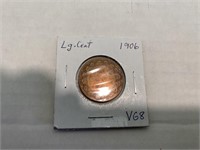 1906 Large One Cent Piece - Canada