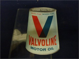 VINTAGE VALVOLINE MTCE LOG BOOK