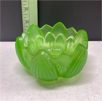 Fenton Opaque Lotus Flower Bowl - 4 inches wide