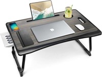 Laptop Bed Desk Tray Storage Drawer, 40 x 60 cm