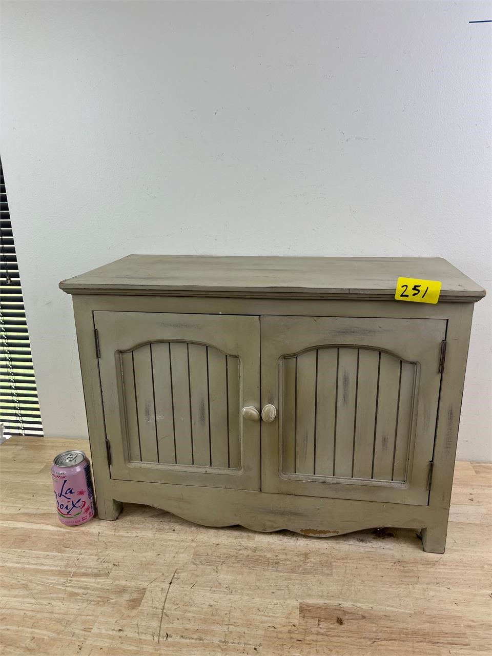 Wood Table Top Cabinet