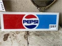 Pepsi plastic sign face