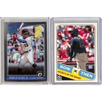 (2) Different Ronald Acuna Jr. Rookies