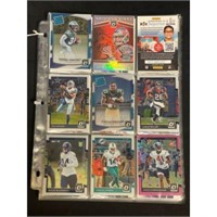 (109) 2017 Football Cards With Stars/rookies