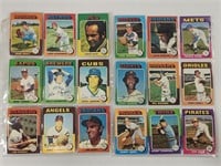 90) 1975 TOPPS BASEBALL CARDS
