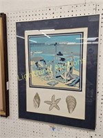 "SUN, SAND, AND SURF" LIMITED EDITION LITHOGRAPH