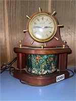 Vintage United Clock Corp Ships Style Clock