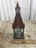 Metal & Glass Votive Lantern