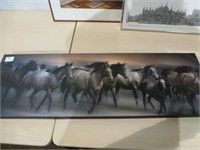 Artwork - Canvass Horses 35.5" x 11.5"