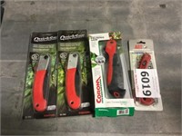 (4) Assorted Pruning Saws for One Money