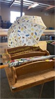 Golfing Umbrellas, Shelf