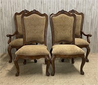 Four Upholstered Dining Room Chairs