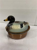 Mallard Duck Ceramic Dish