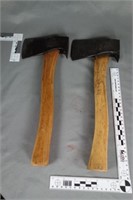 Two (2) Blue Grass clawed hatchets