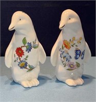 Aynsley 4in adorable ceramic penguins