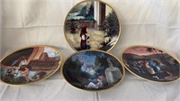4 Precious Moments decorative plates