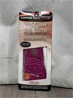Copper Tech Half Glove Golf Ladies Left Hand One