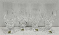 4pcs Gorgeous Waterford Crystal Glasses