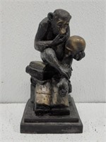 Vintage Metal Monkey Evolution Decor