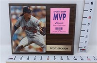 Scott Erickson Photo on Plaque - No Baseball Card