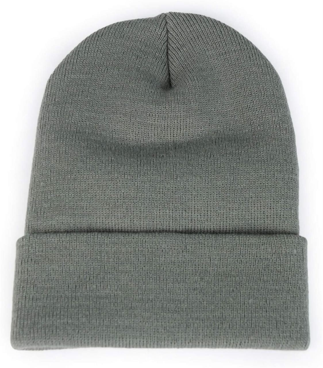 Milwaukee 506G Men's Gray Acrylic Cuffed Beanie Ha