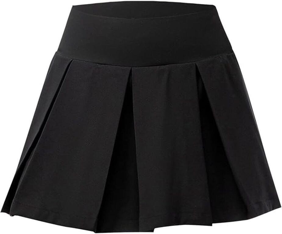 Women’s Pleated Skirt High Waist Plaid Pleated Min