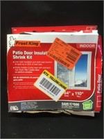 Frost King patio door insulating shrink kit