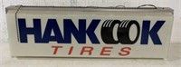 Hankook Tires lighted double sided sign