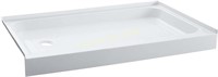 Swiss Madison Voltaire White Shower Bass 48” x