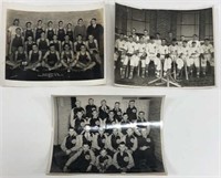 Lot of 3 Vintage Sports Photographs & a Duplicate