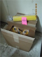 3 cases of 10 each yellow trash bags
