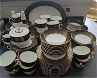 Black Gold Mikasa Mount Holyoke Dish Set